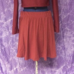Joe Boxer Red Skater Skirt